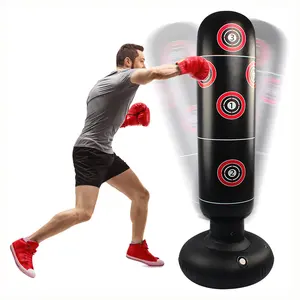 Speed MMA Training Workout Stress Relief Fitness Stand Sports Exercise Relax Standard Boxing Inflatable Kickboxing Punching Bag