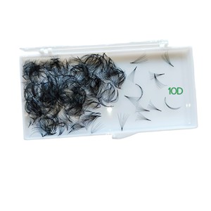 Extensions de cils en faux vison préfabriquées 10D/1000 Volume, application facile, modèle Nhu Y Eyelash NY10D, marque privée, vente en gros Vietnam - Product Image 1