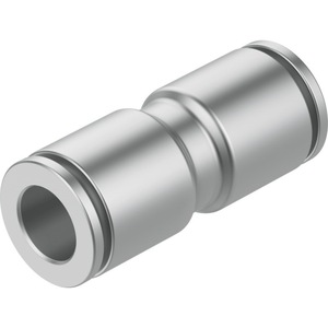 Adaptador de tubería de aire compacto en línea anticorrosión con canal de flujo de gas recto para maquinaria de industria ligera - Product Image 1