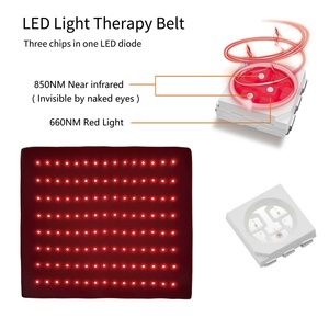 Nuevas Bandas de Terapia de Luz Roja e Infrarroja de 660nm y 850nm para Patas de Perros, Almohadillas para Alivio del Dolor en Patas de Mascotas para Uso Doméstico - Product Image 6