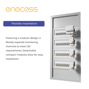 Monitor de Energía Monofásico/Bifásico/Trifásico | 10 Canales (Expandibles a 30) | Para el hogar y EMS de uso comercial e industrial | Montaje en Riel DIN | Funciona con ecoMain - Product Image 5