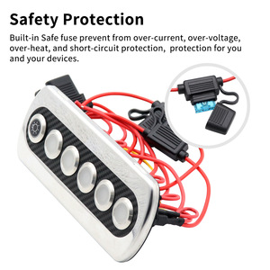 Panneau de commutation LED, disjoncteur pour bateau, caravane et voiture, 6 gangs - Product Image 3