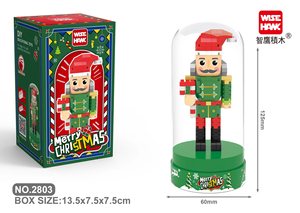 Wisehawk Mini schiaccianoci Cartoon Action figure di plastica Micro blocchi da costruzione Set di giocattoli educativi per bambini