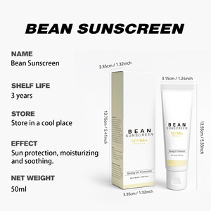 <span class=keywords><strong>Crema</strong></span> <span class=keywords><strong>Solare</strong></span> Protettiva Idratante Delicata SPF50+ Anti-UV con Estratti di Fagioli, Vendita all'Ingrosso dalla Fabbrica - Product Image 3