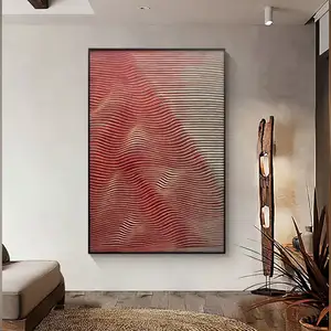 Trang trí nội thất dày kết cấu hình ảnh tay tác phẩm nghệ thuật 3D sơn dầu lớn trừu tượng tường nghệ thuật vải