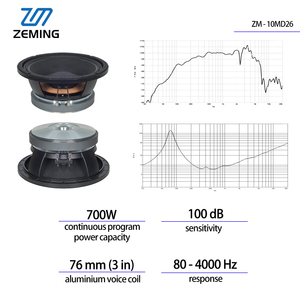 Altavoz PA de Alto Rendimiento con Woofer de Medios-Bajos FE de <span class=keywords><strong>10</strong></span> Pulgadas y 700W para Equipos de Sonido Profesional - Product Image 3