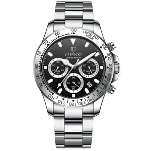 ผลิตภัณฑ์ใหม่ที่มีคุณภาพสูงจีนบุรุษออกแบบนาฬิกากลแฟชั่นธุรกิจนาฬิกาข้อมือผู้ชายนาฬิกาสแตนเลส