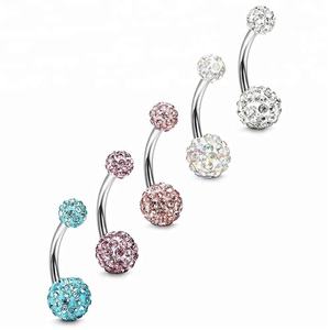 Vente en gros d'anneaux pour le nez et le ventre <span class=keywords><strong>Piercing</strong></span> en acier chirurgical 316L Livraison gratuite Christian Cross Belly Rings - Product Image 6