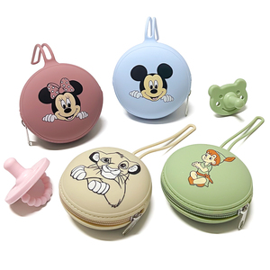 <span class=keywords><strong>Bolsa</strong></span> de Silicona <span class=keywords><strong>para</strong></span> Chupetes de Bebé con Diseño Nuevo, Portátil, Libre de BPA, Personalizada con Dibujos Animados - Product Image 1