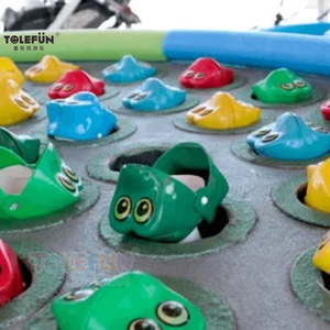 Tolefun Easy Play <span class=keywords><strong>Jeu</strong></span> de loto de <span class=keywords><strong>la</strong></span> forêt des grenouilles en métal pour l'extérieur, pour remorques de jeux de carnaval et jeux de pêche au Luna Park - Product Image 5