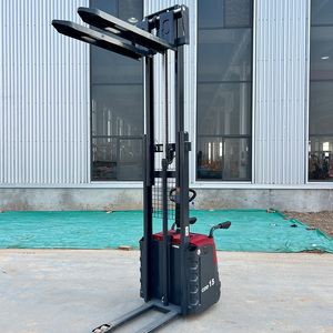New 1500kg 2000kg Loading Semi Electric <strong>Stacker</strong> <strong>Manual</strong> Hand <strong>Stacker</strong> Reach <strong>Stacker</strong> For Warehouse Use - Product Image 1