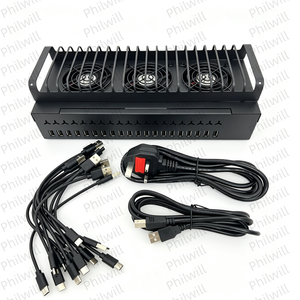 ฮับ USB แบบพกพา 100 พอร์ต แท่นชาร์จโทรศัพท์มือถือ กล่องเก็บโทรศัพท์ 100 ช่อง สำหรับ <span class=keywords><strong>iPhone</strong></span> และ Android กล่องจัดเก็บ แท่นวาง กล่องเก็บข้อมูล - Product Image 6