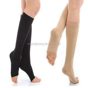 La rodilla de alta enfermera calcetines de compresión graduada para las <span class=keywords><strong>venas</strong></span> varicosas - Product Image 3