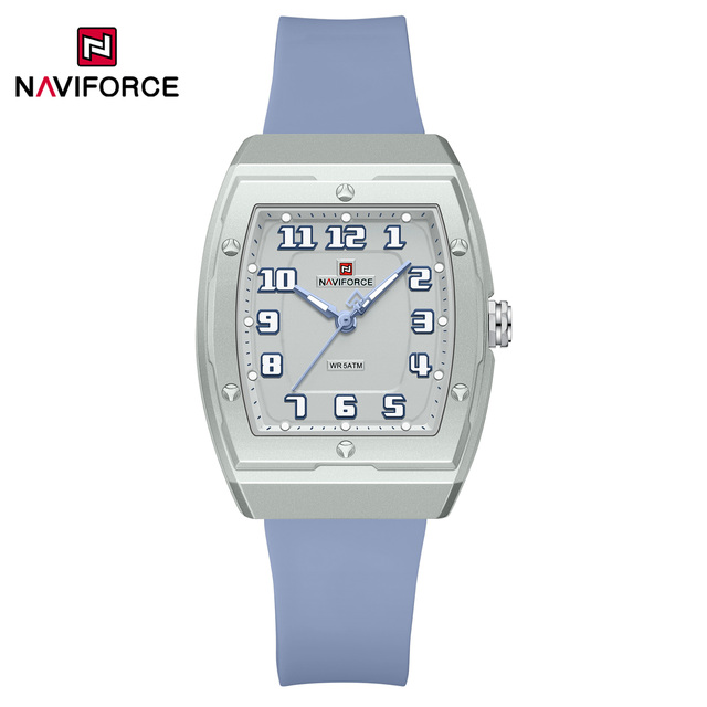 Guangzhou NAVIFORCE 7128 Wholesale Watches-ABS Plastic Square Watch Cartoon Style Watch for Ladies College Girls Stylish