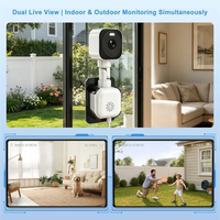 Caméra de sécurité Okam Pro Mini Cube 6MP, caméra IP WiFi intérieure, audio bidirectionnel et détection de mouvement, alerte de mouvement, caméra de fenêtre UK