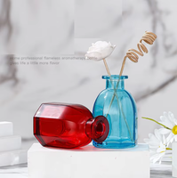 Bouteille en verre vide de luxe de 100 ml pour diffuseur de parfum de voiture avec boîte, diffuseur prismatique pour huiles essentielles et parfums – Vente en gros