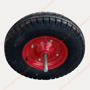 Roue en caoutchouc pneumatique robuste de 16 pouces <span class=keywords><strong>4.00</strong></span>-<span class=keywords><strong>8</strong></span> pneu de roue de pneu de brouette pour chariot de camion à main industriel - Product Image 6