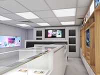 Vitrine de haute qualité pour téléphone portable, écran d'ordinateur, décoration intérieure de magasin de téléphonie mobile