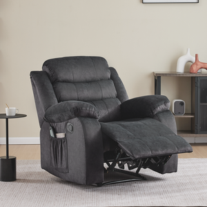 Sofá Reclinable de Cuero y Tela CY Moderno y Ajustable para Cine en Casa VIP, Sillón Reclinable Popular con Altavoz Bluetooth - Product Image 2