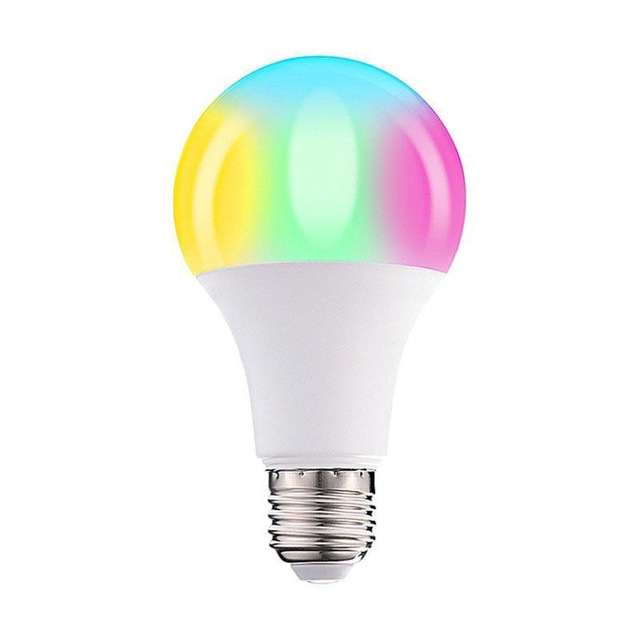 1517 LED RGB Smart E27 Base Light Bulb WiFi Controlled Colorful Aluminum Bubble Bulb with AC Power Supply