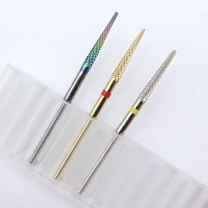 Hot! Silver Gold Nail <b>Drill</b> <b>Bit</b> Hot Carbide Bur Manicure Cutters Cuticle Clean Nail <b>Drill</b> Accessories Care Tools - Product Image 1