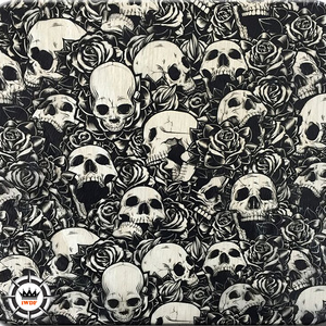 TSAUTOP Skull <strong>Pattern</strong> Liquid Image <strong>Hydrographic</strong> Film 100CM Width Water Printing Tranfering Film - Product Image 6