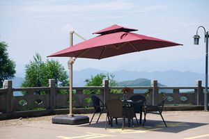 Sombrilla Cantilever <span class=keywords><strong>para</strong></span> <span class=keywords><strong>Jardín</strong></span>, Parasol Grande Económico, Sombrilla Romana Grande - Product Image 2