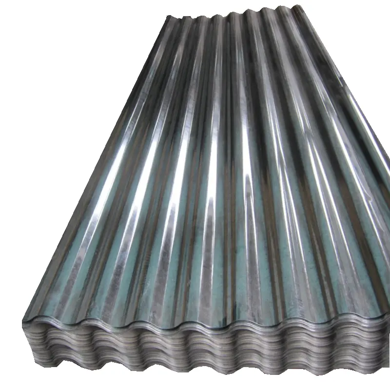 Personnalisation de ppgi toiture en métal ondulé toiture en tôle d'acier toiture en aluminium ondulé