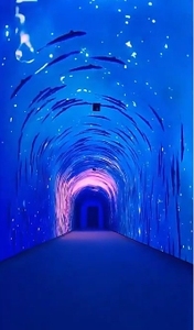 Rgx <span class=keywords><strong>LED</strong></span> đường hầm 3D VR sáng tạo tương tác HD cong phim P5 tường Màn hình hiển thị cho giải trí và danh lam thắng cảnh điểm - Product Image 5