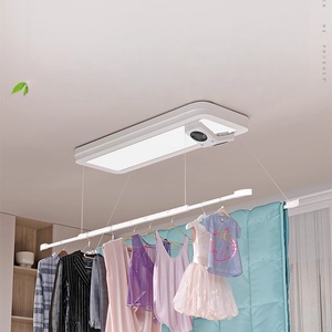 Ultra thin <b>indoor</b> home balcony remote control lifting foldable embedded invisible electric intelligent drying rack - Product Image 4