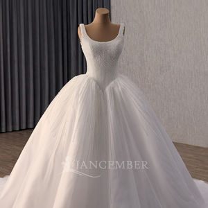 ชุดแต่งงานสีขาวห<span class=keywords><strong>ร</strong></span>ูห<span class=keywords><strong>ร</strong></span>าแบบบอลกาวน์ แขนกุด ประดับลู<span class=keywords><strong>ก</strong></span>ปัด สำหรับงานแต่งงาน <span class=keywords><strong>ร</strong></span>ุ่น Jancember 261108 - Product Image 6