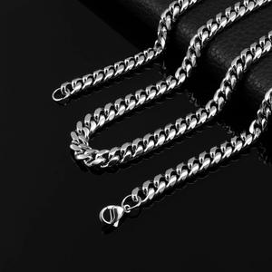 Urope-collar con cadena larga de oro brillante para hombre, Gargantilla gruesa de estilo clásico - Product Image 4