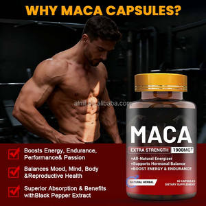 1900mg organik Maca tüm doğal bitkisel Energizer Hormonal denge Boost enerji dayanıklılık 60 kapsül diyet hamile kadınlar - Product Image 3
