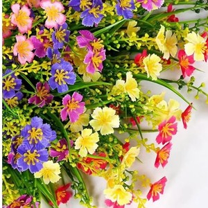 Ins fiore artificiale piccola <span class=keywords><strong>margherita</strong></span> protezione UV verde pianta artificiale Bouquet di fiori resistente UV decorazione per finestra giardino <span class=keywords><strong>margherita</strong></span> - Product Image 5