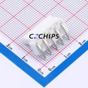 W396110K-5PY2113 Wire-to-Board Pin Header Bent Lead Through Hole,P=3.96mm Connector 1x5P 3.96mm Right Angle Insert VH - Product Image 2