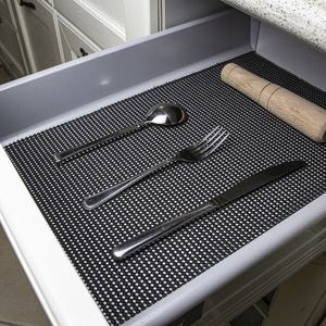 FOOTCARE Tapis de protection écologique en PVC pour étagère de cuisine moderne, tapis antidérapant non adhésif pour tiroir et boîte à outils, modèle - Product Image 6