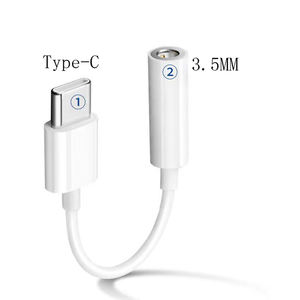 <span class=keywords><strong>Adaptador</strong></span> de Auriculares USB Tipo C <span class=keywords><strong>a</strong></span> <span class=keywords><strong>Jack</strong></span> de <span class=keywords><strong>3.5</strong></span> mm, Cable <span class=keywords><strong>Adaptador</strong></span> de <span class=keywords><strong>Audio</strong></span> AUX para Xiaomi, Samsung, iPhone - Product Image 3