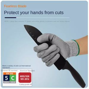 Guantes PORTWEST Grado 5 Resistentes a Cortes, Alta Resistencia al Desgaste, Resistentes a Desgarros, Palma de PU, Resistentes al Calor hasta 100°C, Modelo A622 - Product Image 4