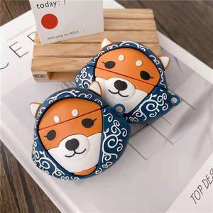 Étui <span class=keywords><strong>Airpods</strong></span> 1/2 en Silicone, design chien de <span class=keywords><strong>dessin</strong></span> animé, coque de protection, nouvel arrivage - Product Image 1