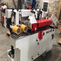 WELLMAX MB215B Fraiseuse à tige de bois ronde automatique CNC Broche unique avec roulement de moteur PLC Multi-Pcs Bâtons de travail du bois