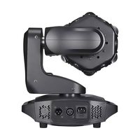 Projecteur laser à tête mobile 120W RGBW 4-en-1 avec faisceau laser, stroboscope et contrôle DMX512/23CH, indice de protection IP33, pour ambiance DJ/Club/KTV
