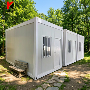 Contenedor Plegable de 20 pies, Casa Prefabricada, Dormitorio Temporal Móvil <span class=keywords><strong>en</strong></span> <span class=keywords><strong>Venta</strong></span>, Diseño Moderno para Oficina - Product Image 1