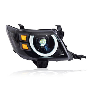 도요타 <span class=keywords><strong>Hilux</strong></span> 2012-2014 헤드라이트 어셈블리용 DRL 듀얼 빔 렌즈 및 LED 방향 지시등 야간 운전 안전 강화 - Product Image 1