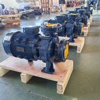 Pompe centrifuge horizontale industrielle à aspiration axiale PST, monobloc haute pression en acier inoxydable pour eaux usées