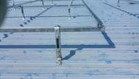 Support de fixation pour panneaux solaires en acier galvanisé à chaud pour toiture, type profilé robuste