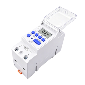 Interruptor de Tiempo Digital Programable Semanal de 7 Días, Monofásico, para Riel DIN, 1NO 1NC, con Batería, 30A AHC30A IP65 60Hz - Product Image 1