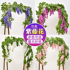 ดอกวิสทีเรียประดิษฐ์แบบไหม ตกแต่งแขวนเพดาน สำหรับงานแต่งงาน ตกแต่งบ้าน - Product Image 3