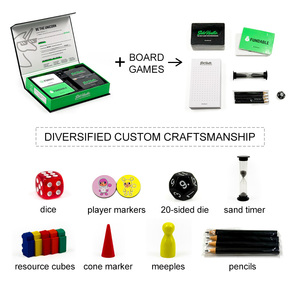 Jeu de société personnalisé de haute qualité, fabrication OEM, vente directe, bon <span class=keywords><strong>prix</strong></span>, pièces en papier, jeu de société amusant pour adultes et enfants - Product Image 4