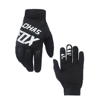 Gants de moto LOHASFOX compatibles avec les écrans tactiles, résistants à l'abrasion, antidérapants, en nylon 16 couleurs pour hommes, sports de plein air, motocyclisme