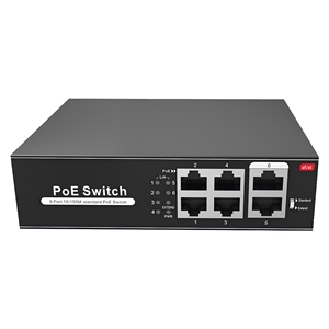 PoE <b>Switch</b> 6 <b>Port</b> 10/100M Standard PoE With Af At Support For Network Devices - Product Image 2